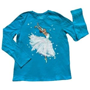 NWT GIRLS CHILDREN’S PLACE AFRICAN AMERICAN BALLERINA BALET SHIRT MED LG XXL